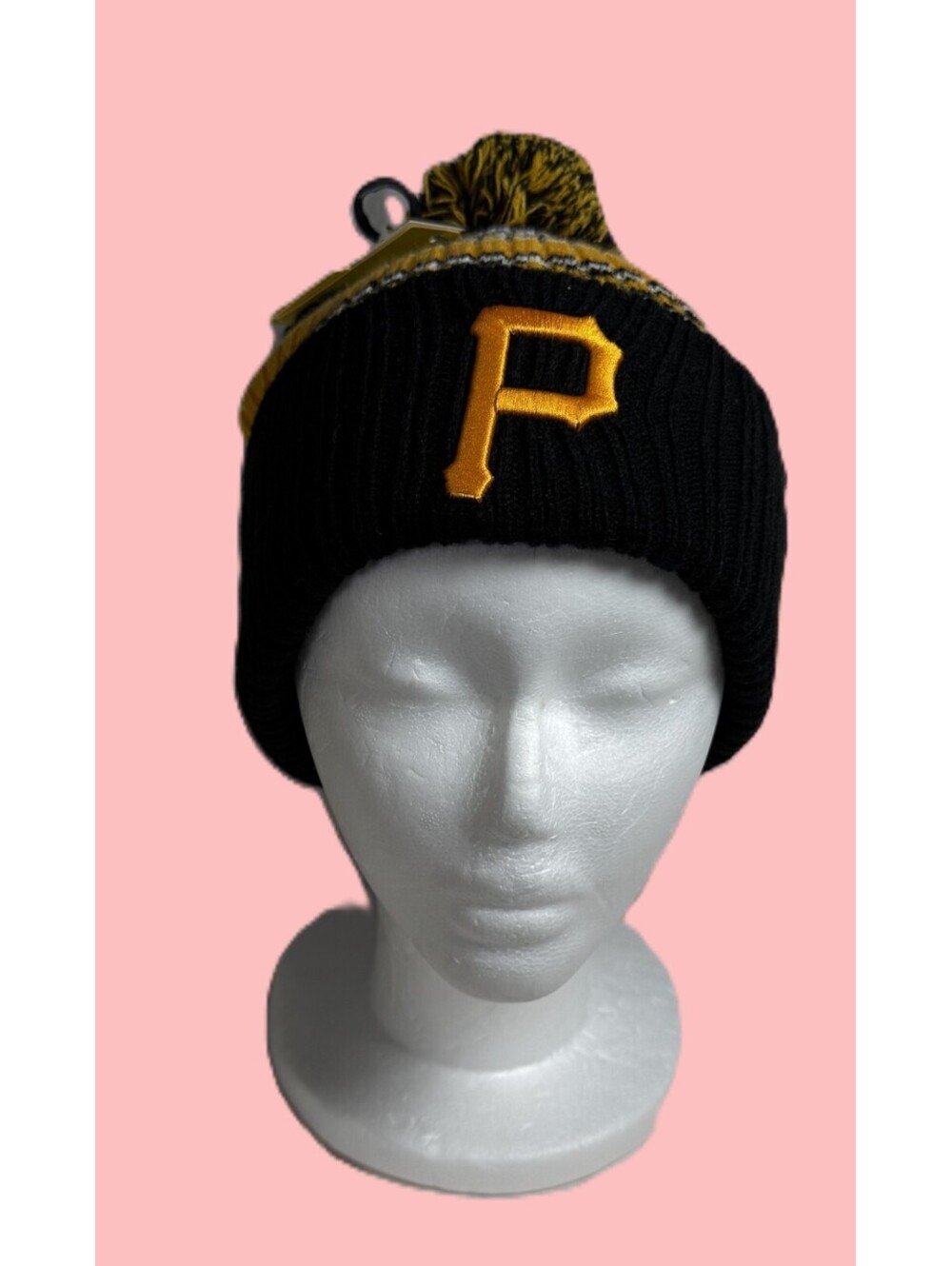 Pittsburgh Pirates '47 Polar Vortex Knit Beanie Hat Pom Youth Size NWT